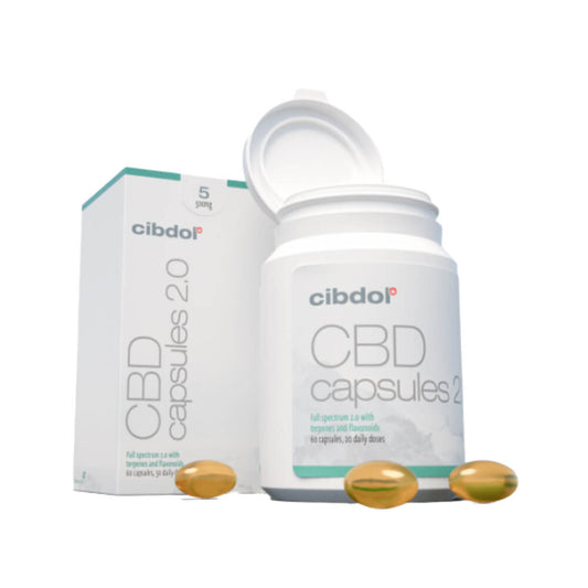 Capsule Cibdol CBD Softgel 5% - 500mg (60 capsule) - CBD Plus
