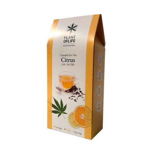 Ceai Citrus Plant of Life - 2.5% - 3% CBD - CBD Plus