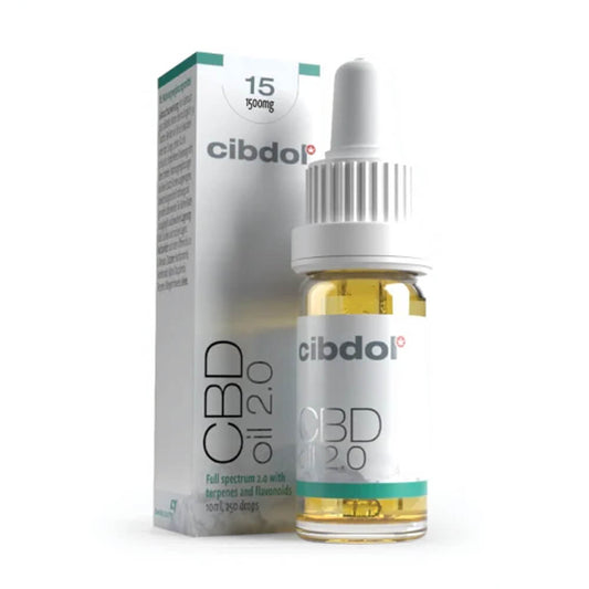 Ulei CBD Cibdol 2.0 - 15% 1500mg (10ml) - CBD Plus