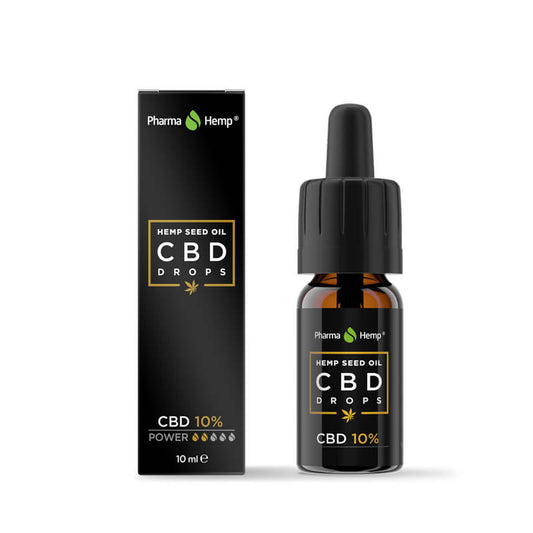 Ulei CBD PharmaHemp 10% (10ml) - CBD Plus